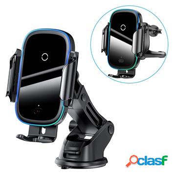 Baseus Light Electric 15W Caricabatteria per auto wireless /