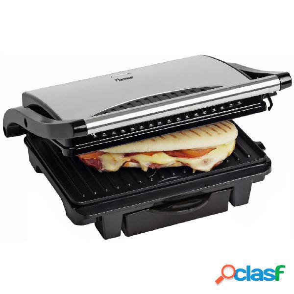 Bestron Piastra Griglia per Panini ASW113S 1000 W Argento