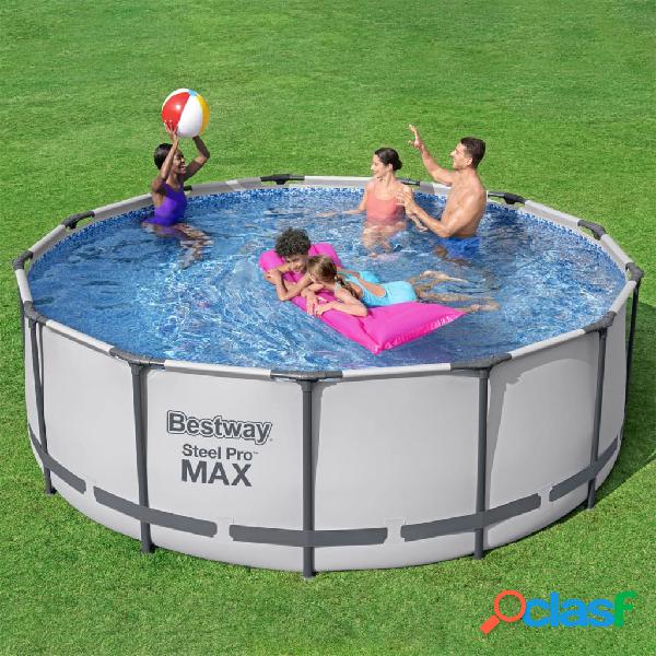 Bestway Steel Pro MAX Set Piscina Rotonda 396x122 cm