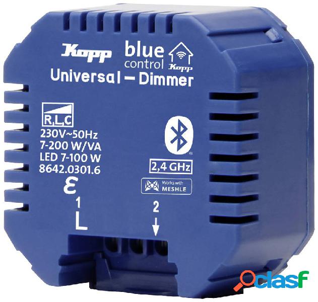 Blue-Control 1 canale Attuatore dimmer universale Potenza di