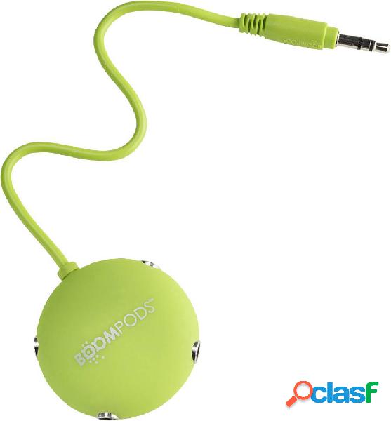Boompods Audio Splitter Splitter audio AUX Verde