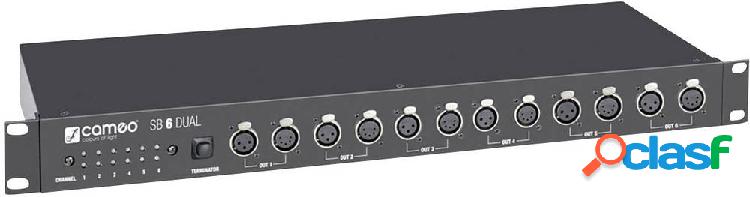 Cameo SB 6 Dual Splitter DMX 6 canali 19 pollici