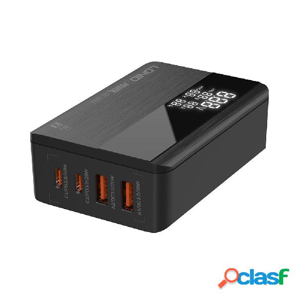 Caricabatterie USB PD a 4 porte LDNIO 65W USB-C * 2 PD3.0 e