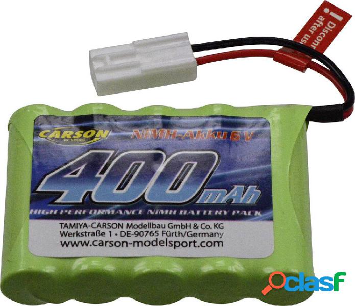Carson Modellsport Batteria ricaricabile NiMh 6 V 400 mAh