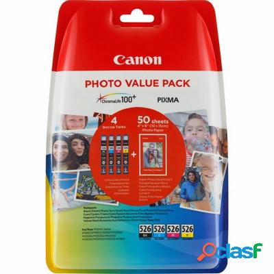 Cartuccia Canon 4540B018 Multipack CLI-526 (Conf. da 4 pz.)