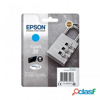 Cartuccia Epson C13T35824010 35 Lucchetto originale CIANO