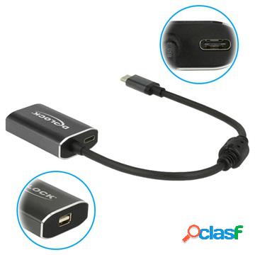 Cavo adattatore Delock da USB-C a Mini DisplayPort - grigio