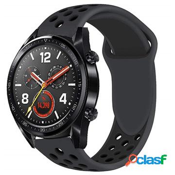 Cinturino sportivo in silicone Huawei Watch GT - nero