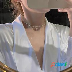 Collana Per donna Classico Bianco Prezioso Coreano Dolce