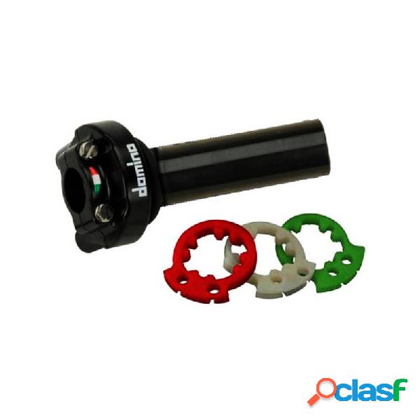 Comando gas 22mm bicavo desmo Tommaselli XM2 nero