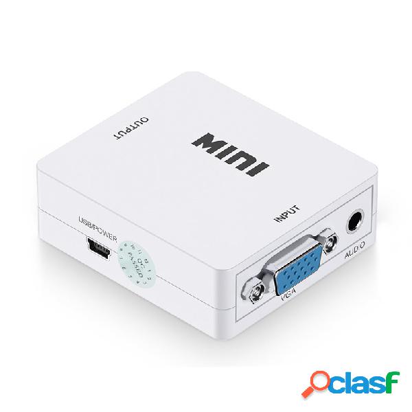 Convertitore VGA a HD Convertitore 1920 * 1080 Adattatore 3D