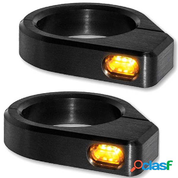 Coppia frecce led alla forcella 39-41mm Micro nero