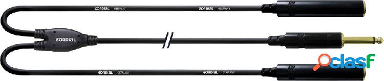 Cordial CFY 0,3 PGG Audio Cavo a Y [1x Spina jack da 6.3 mm