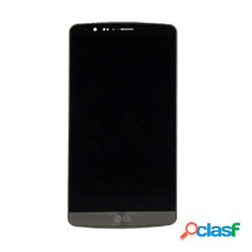 Cover frontale e display LCD per LG G3 - Nero