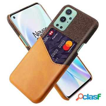 Custodia KSQ OnePlus 9 Pro con tasca per carte - CaffÃ¨