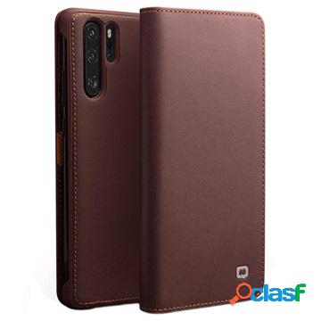 Custodia a Portafoglio in Pelle Qialino Classic per Huawei