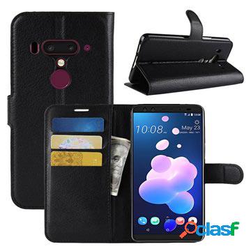 Custodia a Portafoglio per HTC U12+ con Chiusura Magnetica -