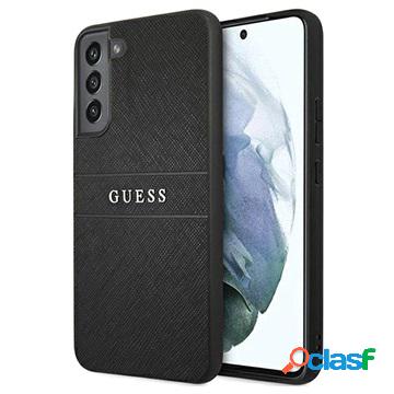 Custodia ibrida Guess per Samsung Galaxy S22+ 5G in Saffiano