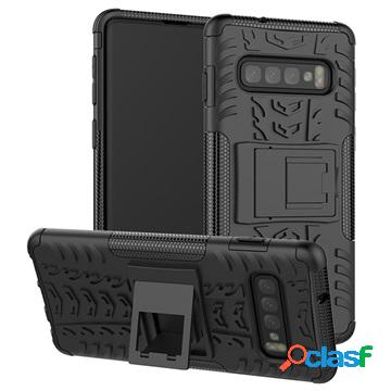 Custodia ibrida antiscivolo per Samsung Galaxy S10+ con