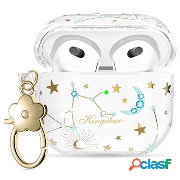 Custodia in TPU Kingxbar Lucky Series AirPods 3 - Stelle