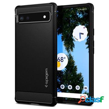 Custodia in TPU Spigen Rugged Armor per Google Pixel 6a -