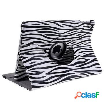 Custodia rotante per iPad 9.7 2017/2018 - Zebra