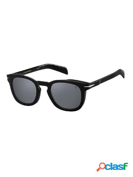 DAVID BECKHAM OCCHIALI DA SOLE DONNA DB7030S807T4 METALLO
