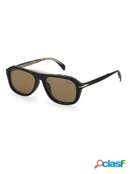 DAVID BECKHAM OCCHIALI DONNA DB7006GCS80770 METALLO NERO