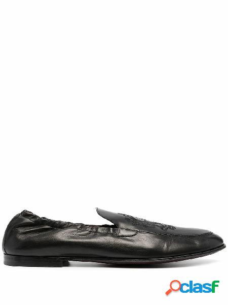 DOLCE E GABBANA MOCASSINI UOMO A50434AO2518B956 PELLE NERO