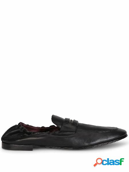 DOLCE E GABBANA MOCASSINI UOMO A50435AW59380999 PELLE NERO