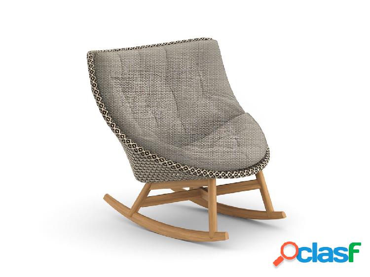 Dedon Mbrace Poltrona a Dondolo - 115 Pepper / Cuscino