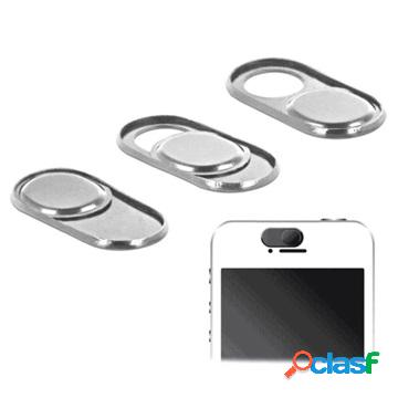 Delock Set Cover per Fotocamera in Alluminio - 3 Stk. -