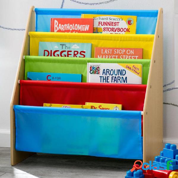 Delta Children Porta Libri con Scaffali per Bambini in Legno