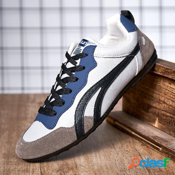 Deodorante traspirante da uomo in ecopelle Soft Sneakers