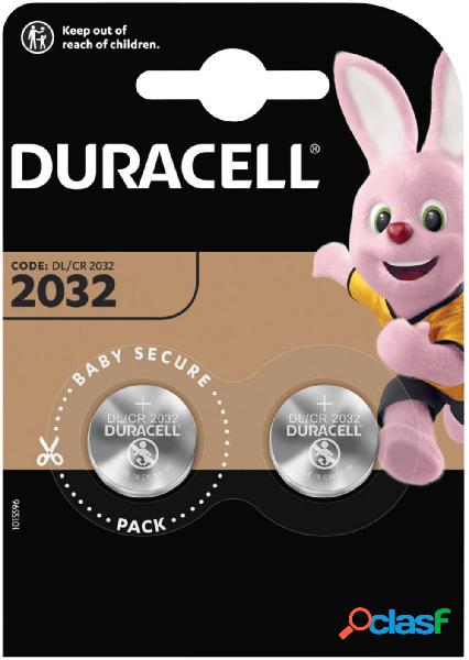 Duracell Elektro 2032 Batteria a bottone CR 2032 Litio 220