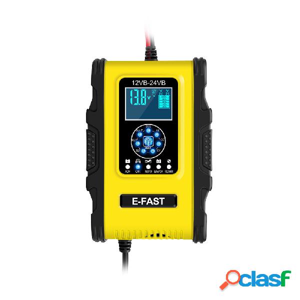 E-FAST 12V 24V 12A 6A Batteria Caricabatterie Ricarica a 7