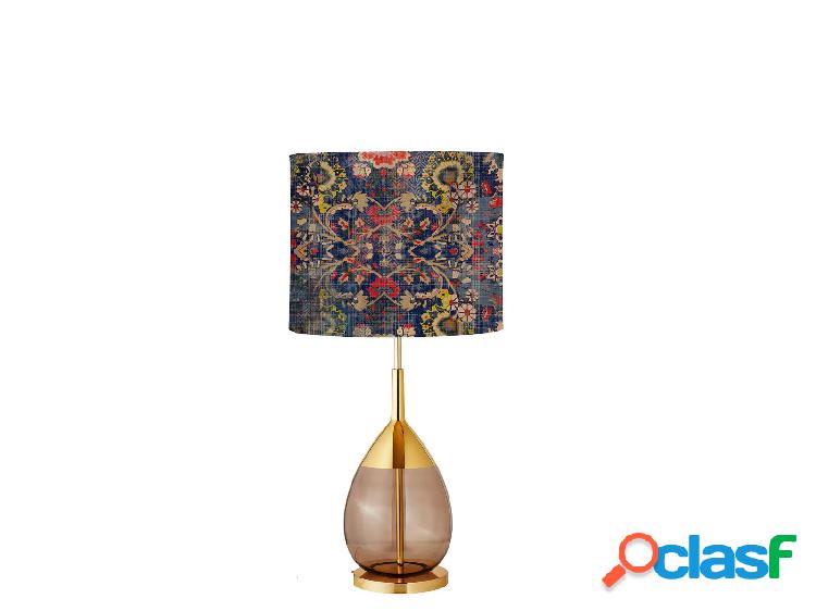 Ebb & Flow Lute - Base XL Smokey grey Gold - Lampada da