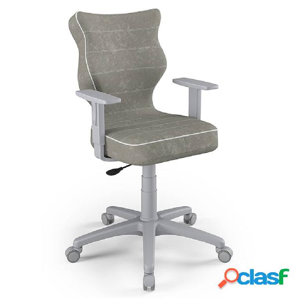 Entelo Sedia per Ragazzi Ergonomica Duo Gray Visto 03 Grigia