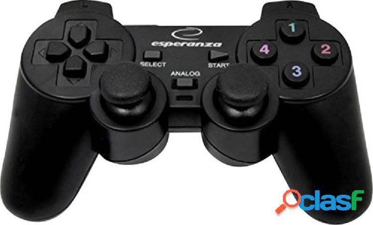 Esperanza WARRIOR Gamepad PC Nero