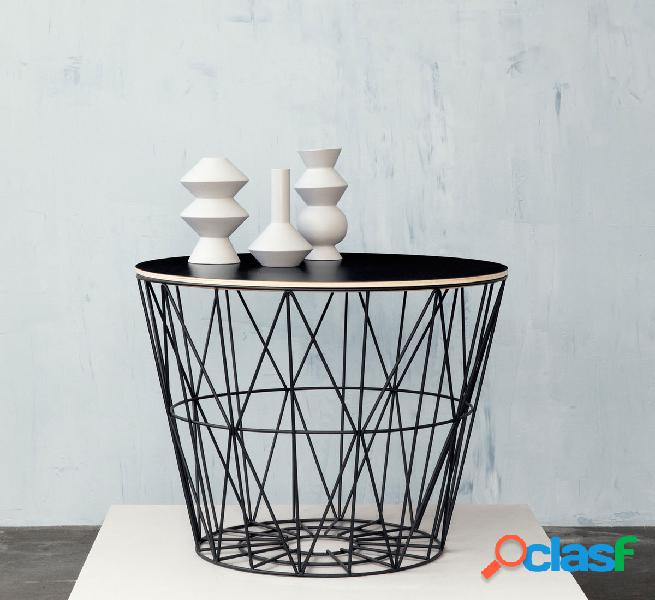 Ferm Living Wire Basket Top Rovere Nero