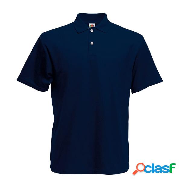 Fruit of the Loom Polo da Uomo Originale 5 pz Blu Marino S