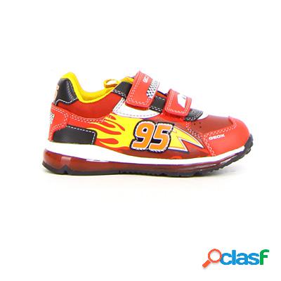 GEOX Todo sneaker bambino con le luci - rosso nero giallo