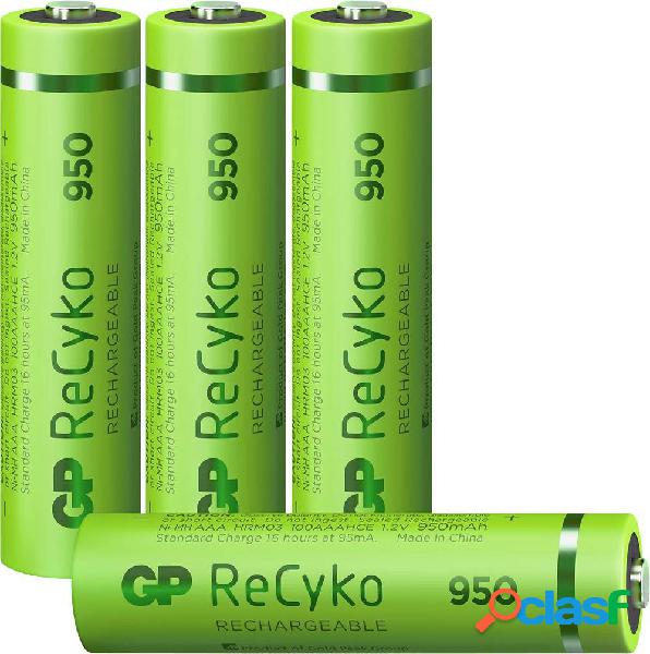 GP Batteries ReCyko+ HR03 Batteria ricaricabile Ministilo