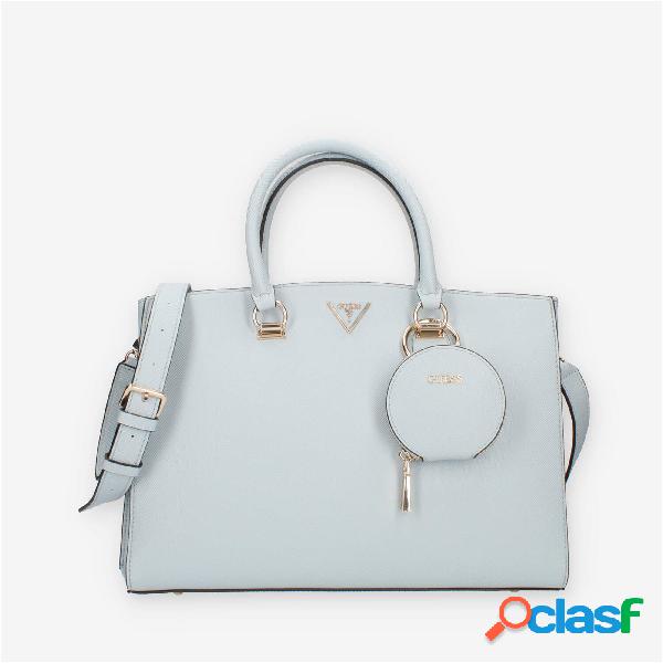 Guess Alexie Borsa azzurra a mano a tre scomparti