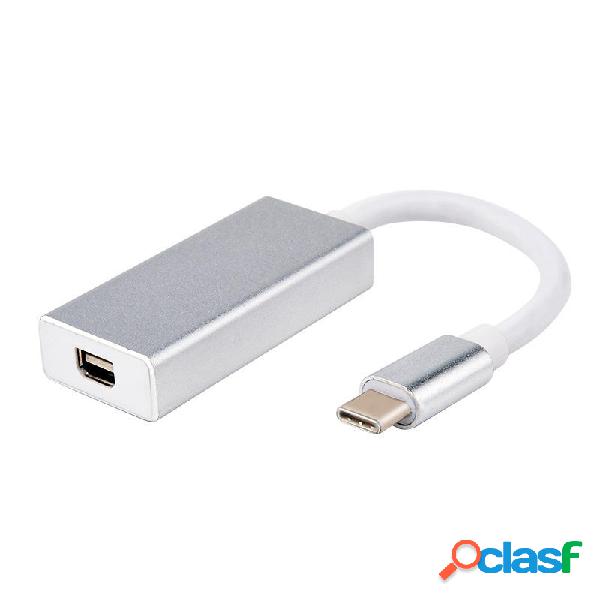 HD 1080P Convertitore cavo video da USB 3.1 a Mini DP Type-c