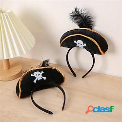 Halloween pirati dei caraibi cappello fascia fantasma