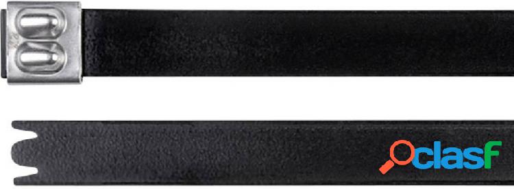 HellermannTyton 111-00299 MBT14XHFC-SS316/SP-BK Fascetta per