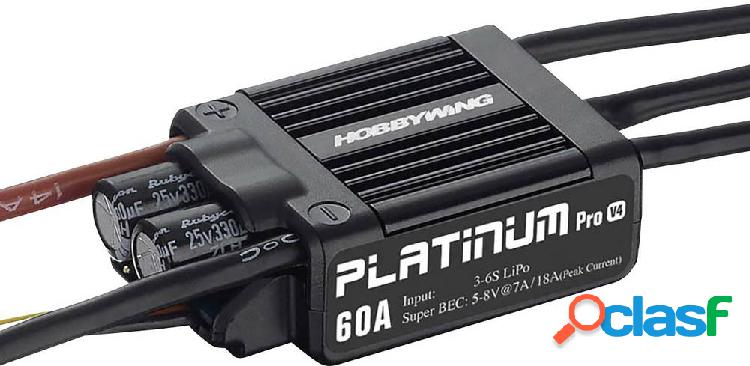Hobbywing Platinum Pro 60A V4 Regolatore di volo Brushless
