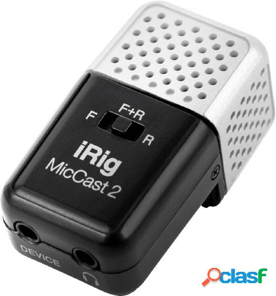 IK Multimedia iRig Mic Cast 2 a clip Lavalier Microfono