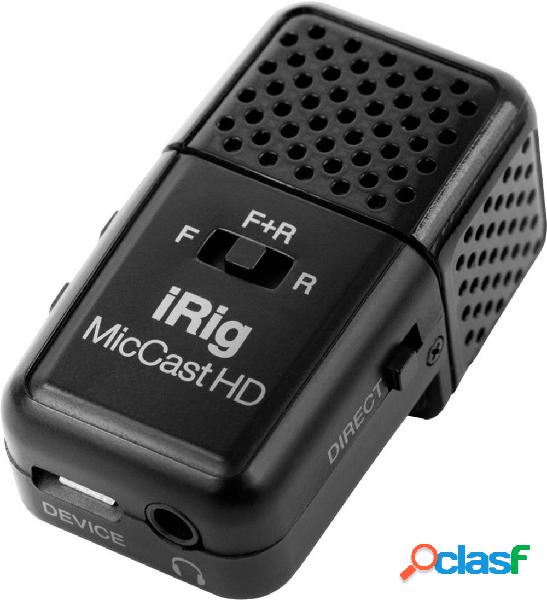 IK Multimedia iRig Mic Cast HD a clip Lavalier Microfono